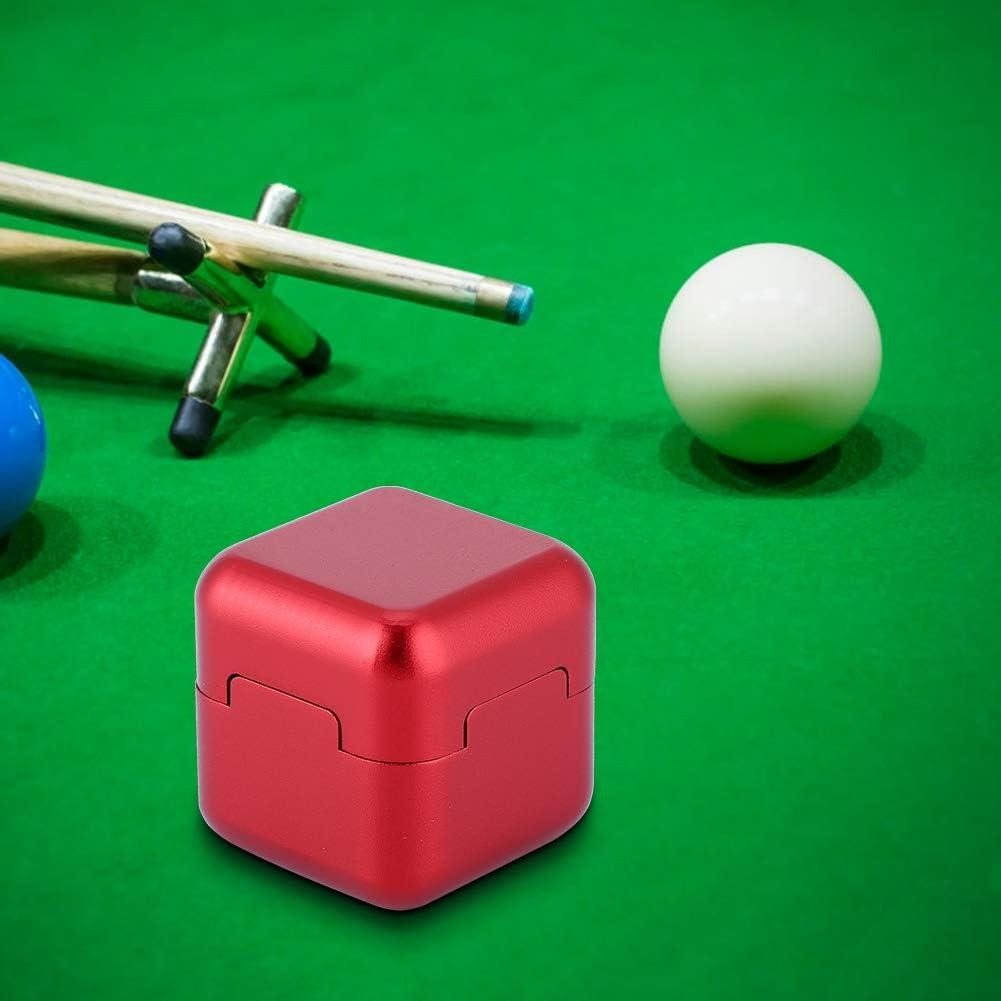 Soporte de Tiza para Billar KooingTech con Tapa Magnética Rojo