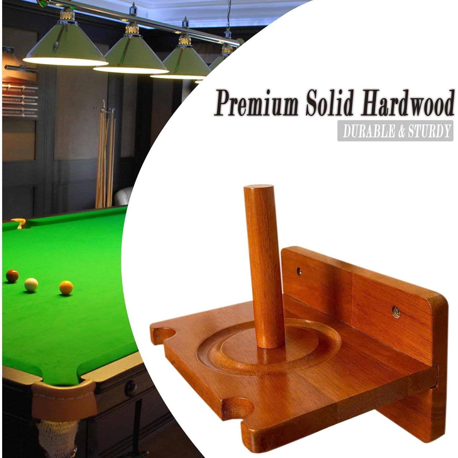 Soporte de Billar GACCO BILLIARDS en Roble con Estante y Tiza