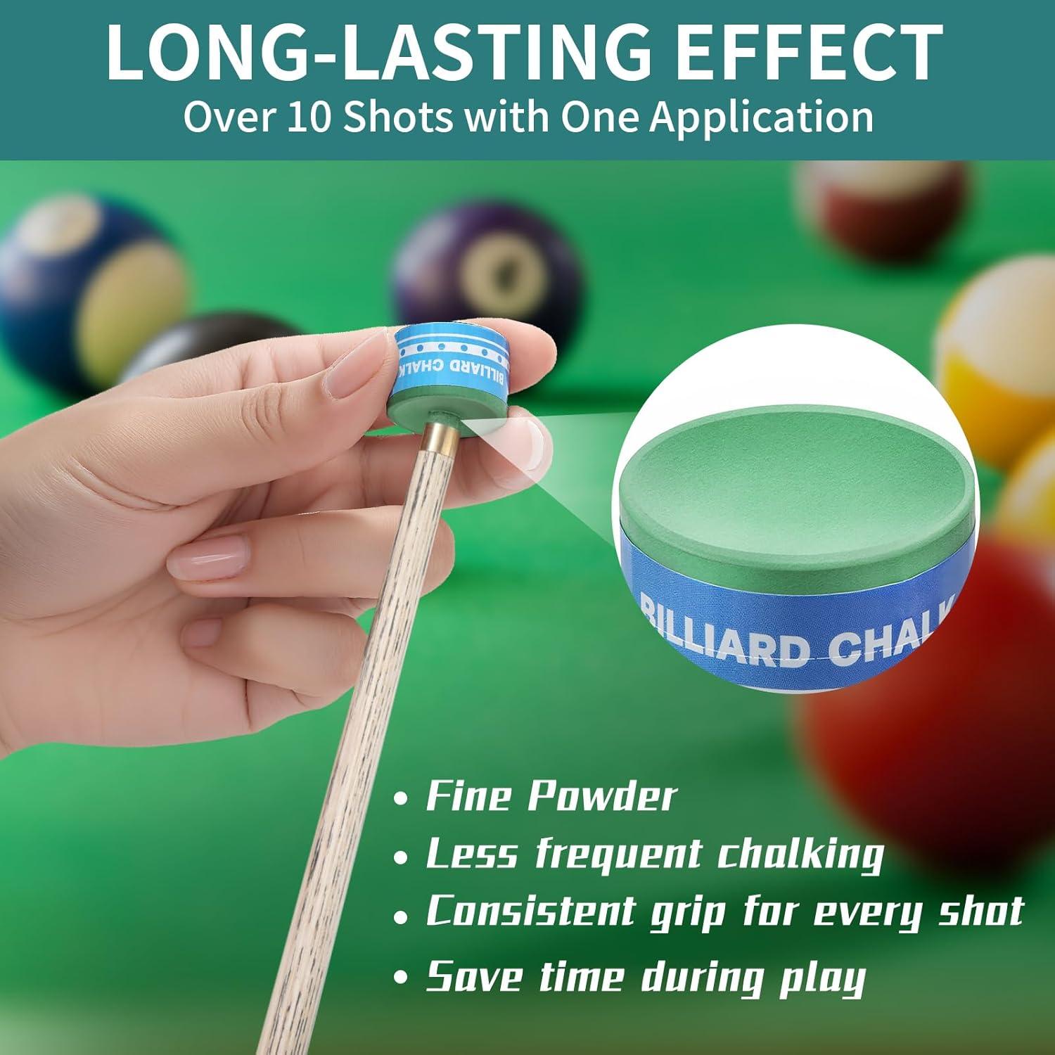 Tiza para Billar NINGSON con Soporte Negro - Profesional