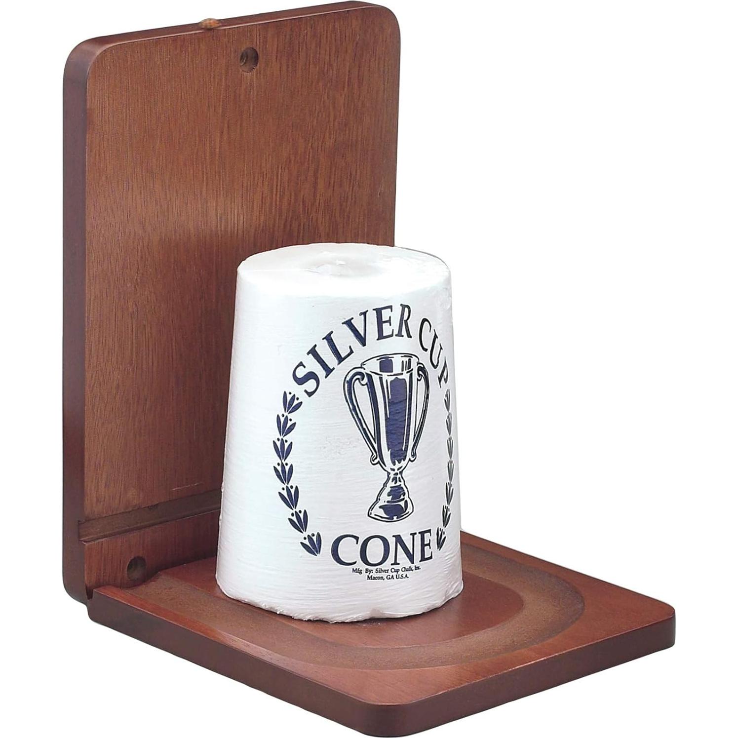 Tiza de Cono para Billar Silver Cup - Blanca - 1 Cuenta