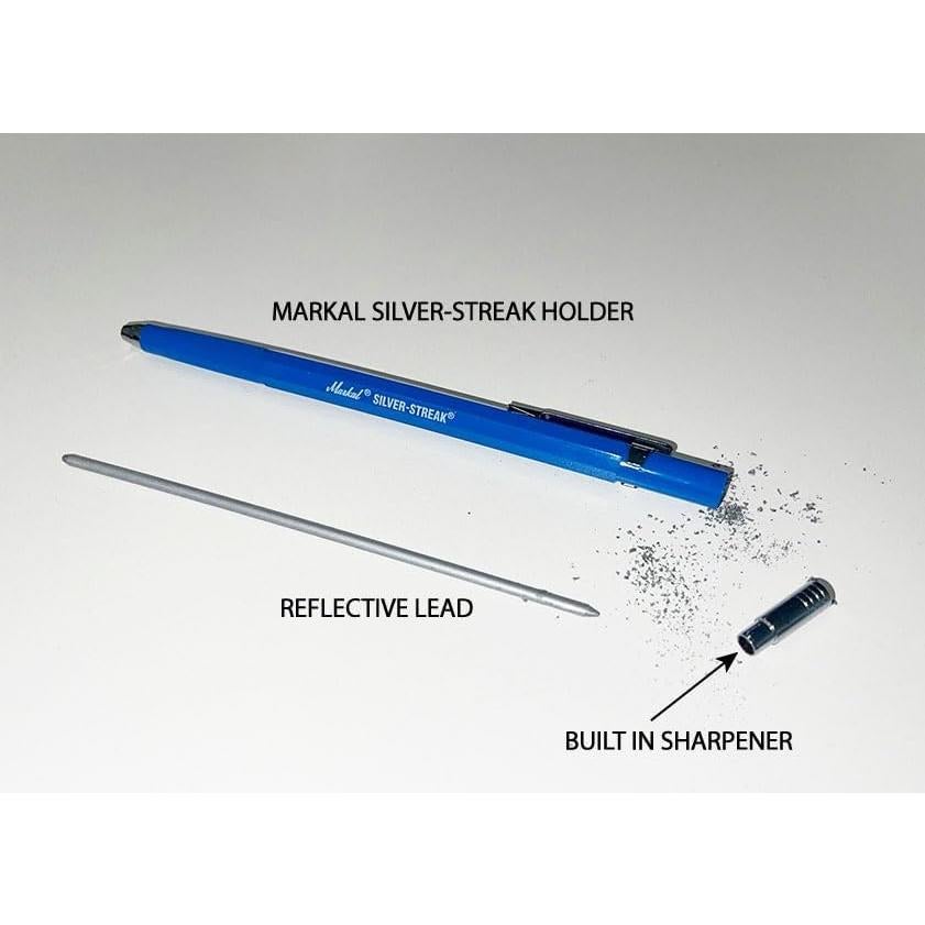 Marcador Markal Silver-Streak 96006 con afilador y mina