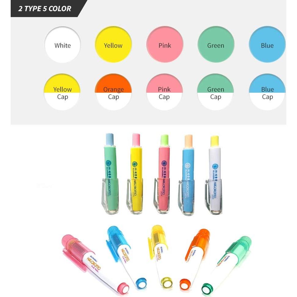 Soporte de Tiza HAGOROMO Verde con Imán y Tiza Incluida