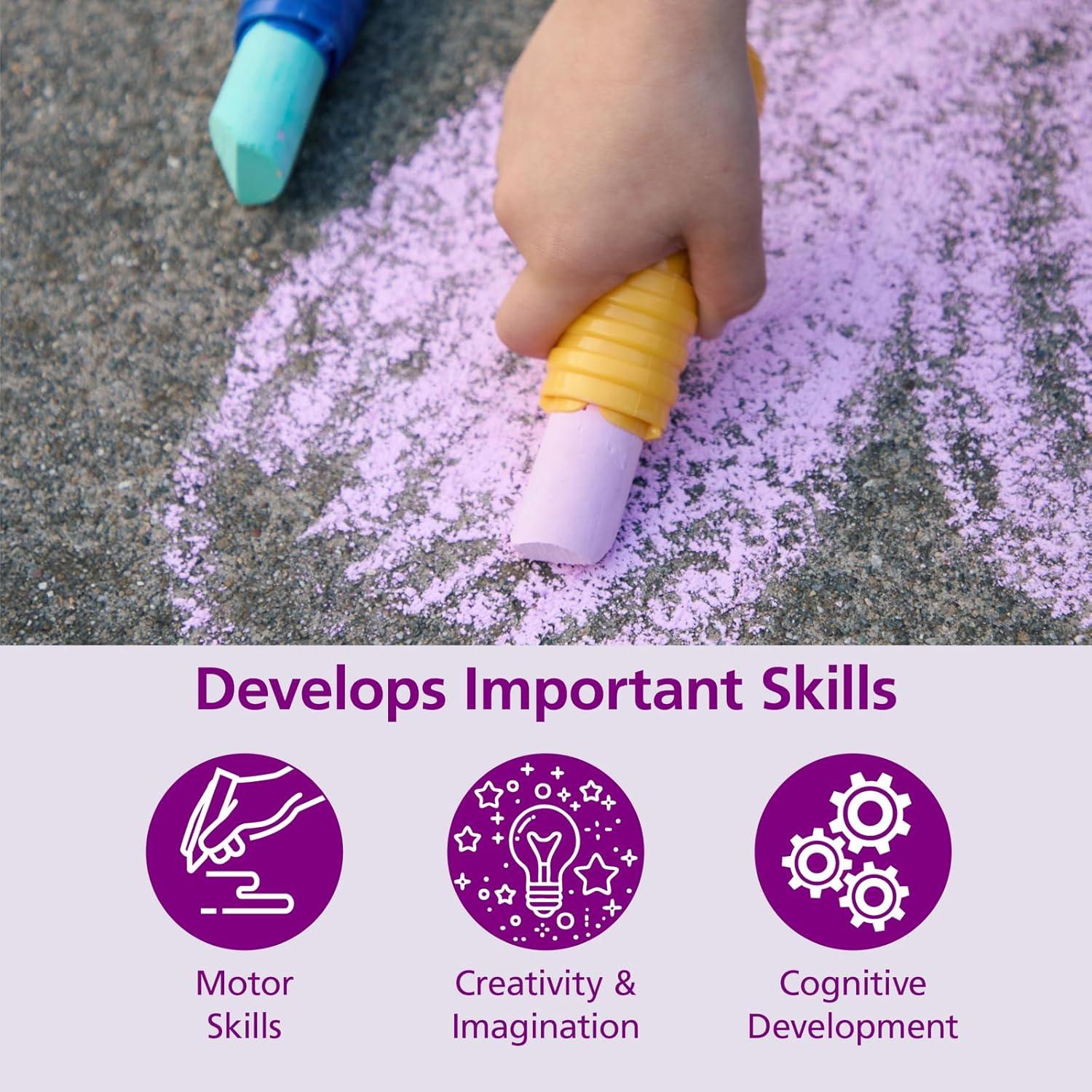 Soporte de Tiza Jumbo Colorations - Set de 6 Piezas