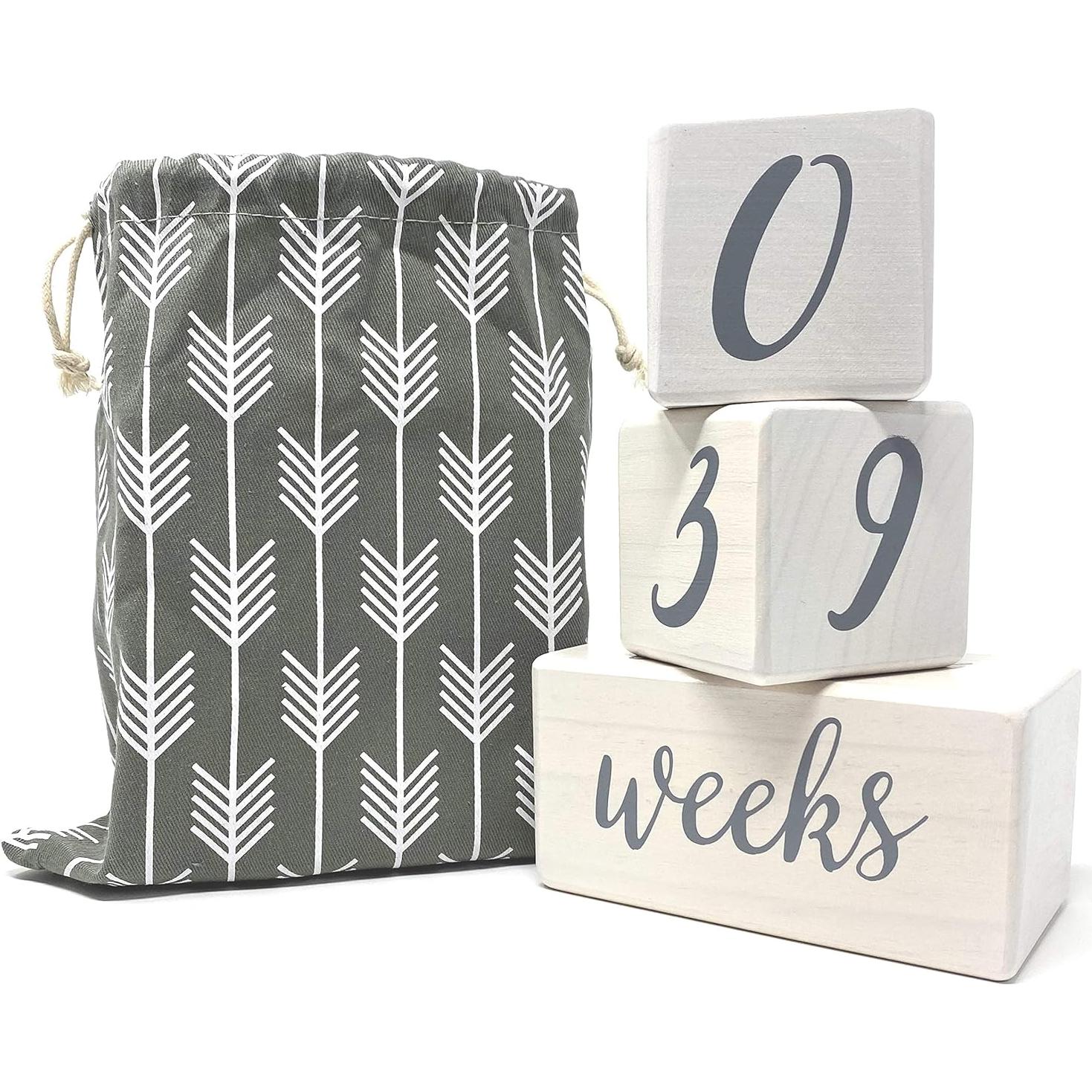 Bloques de Hitos para Bebés Pondering Pine - Madera de Pino Ecológica