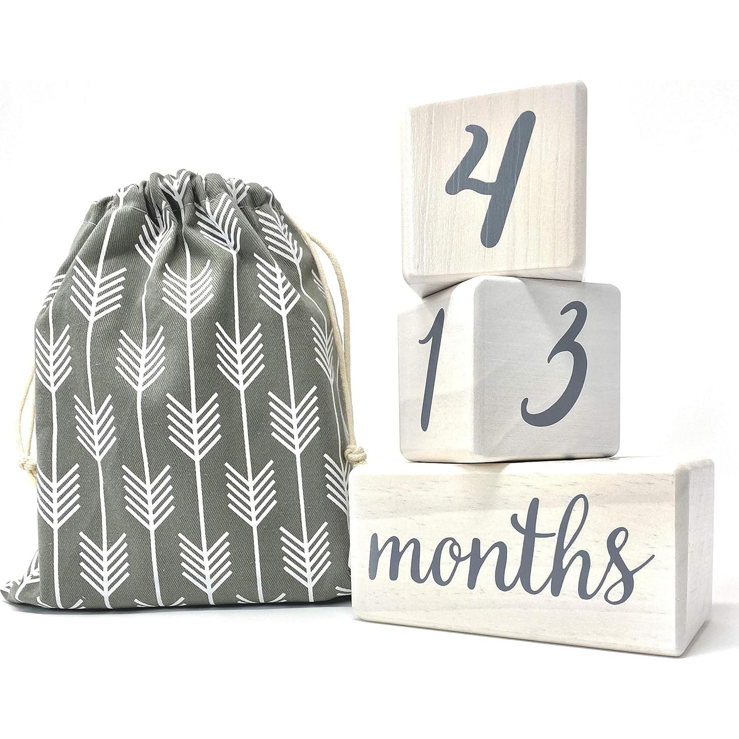 Bloques de Hitos para Bebés Pondering Pine - Madera de Pino Ecológica