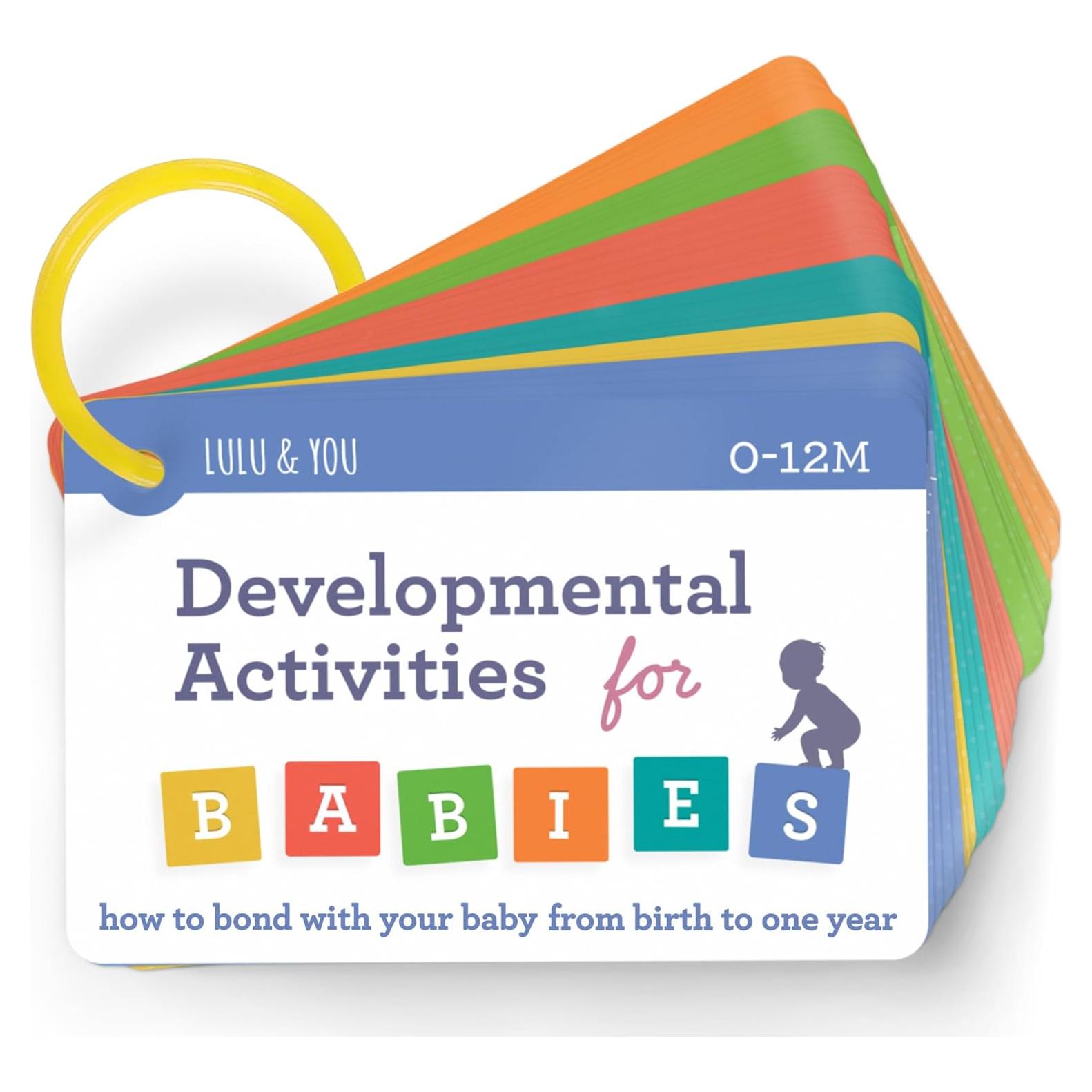 Tarjetas de Actividad para Bebés Lulu & You - Desarrollo 0-12 Meses