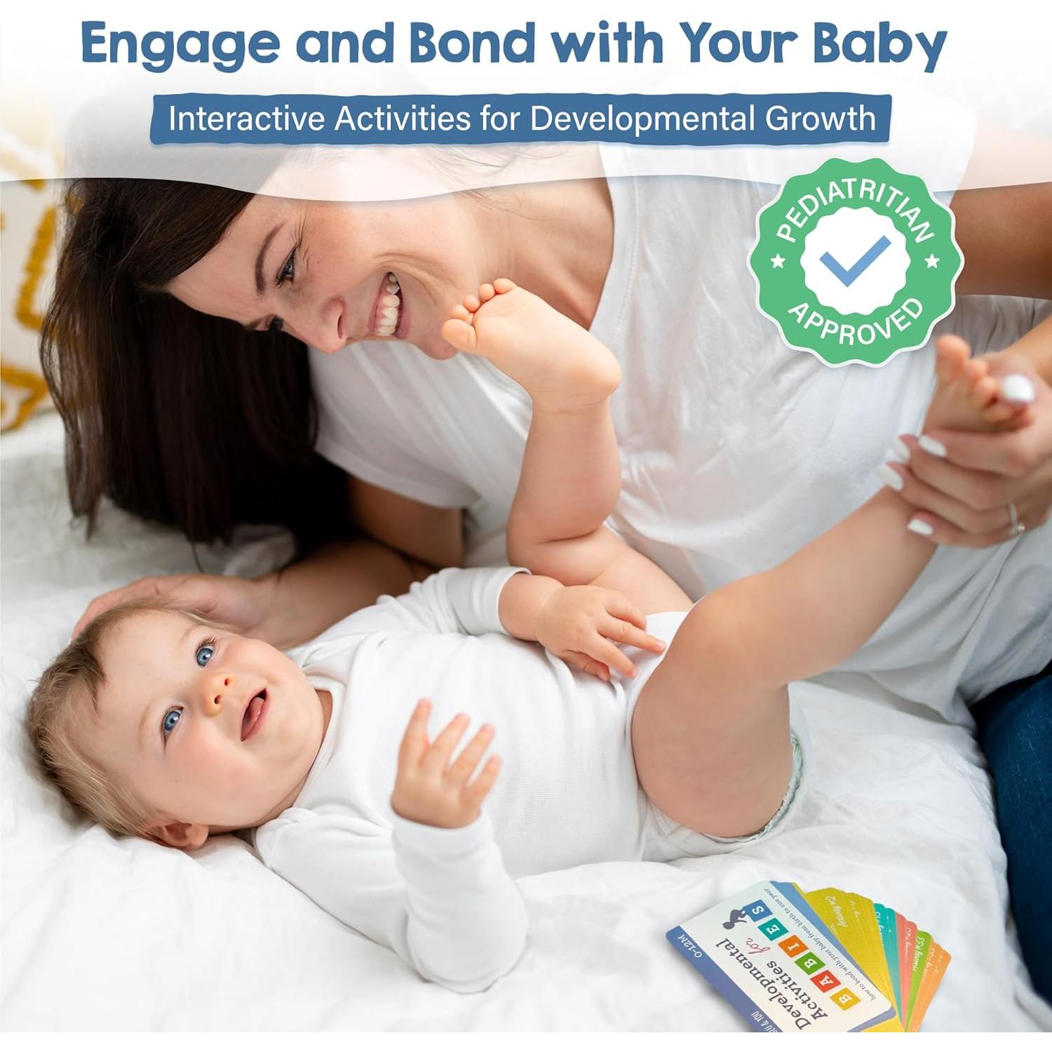 Tarjetas de Actividad para Bebés Lulu & You - Desarrollo 0-12 Meses