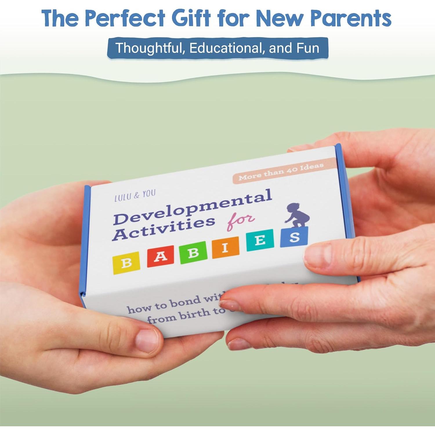 Tarjetas de Actividad para Bebés Lulu & You - Desarrollo 0-12 Meses