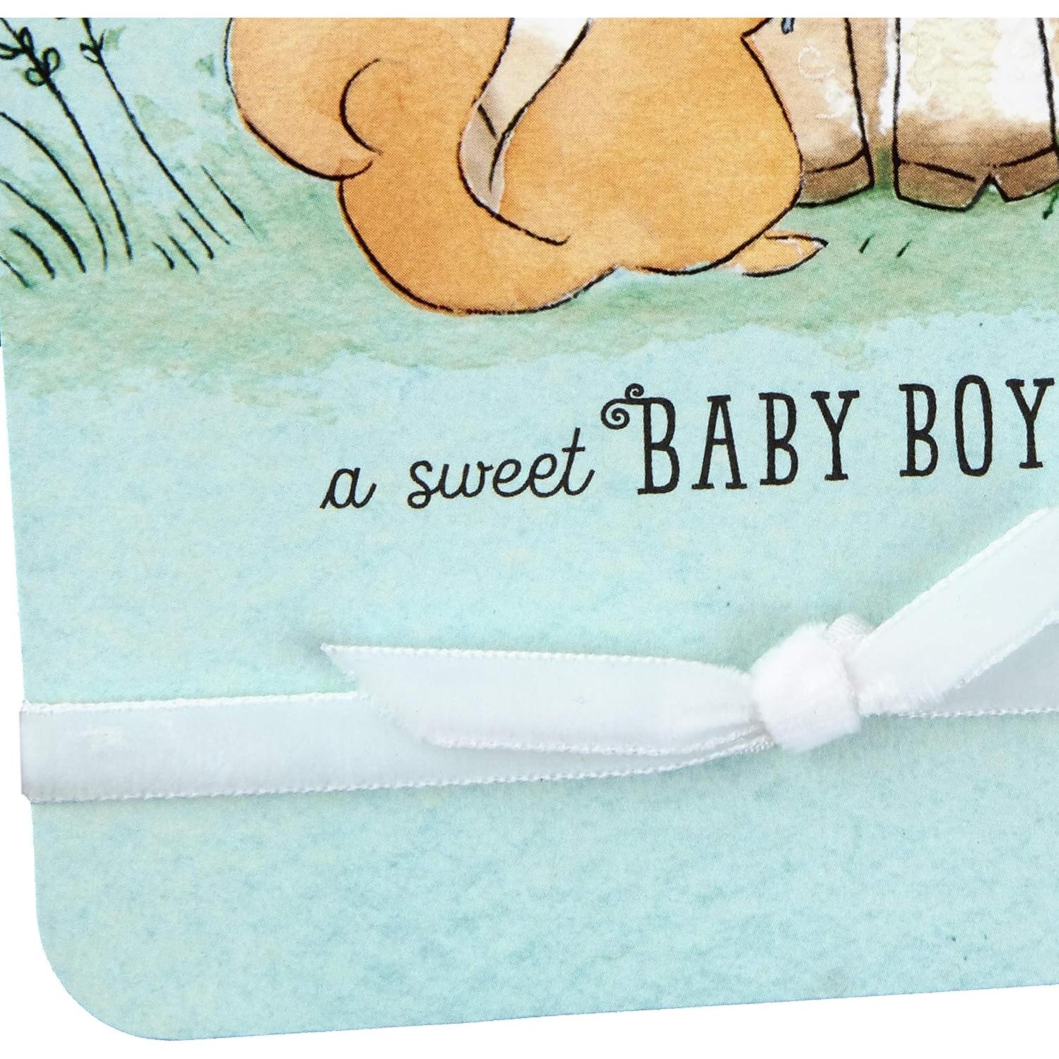 Tarjeta de Felicitación Baby Shower Hallmark Corderito 12.7x18.3cm