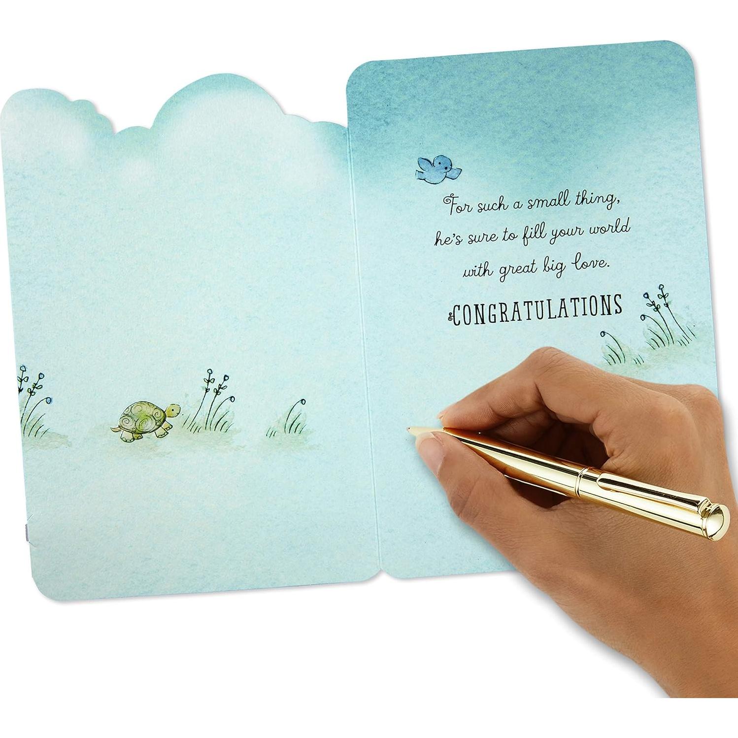 Tarjeta de Felicitación Baby Shower Hallmark Corderito 12.7x18.3cm