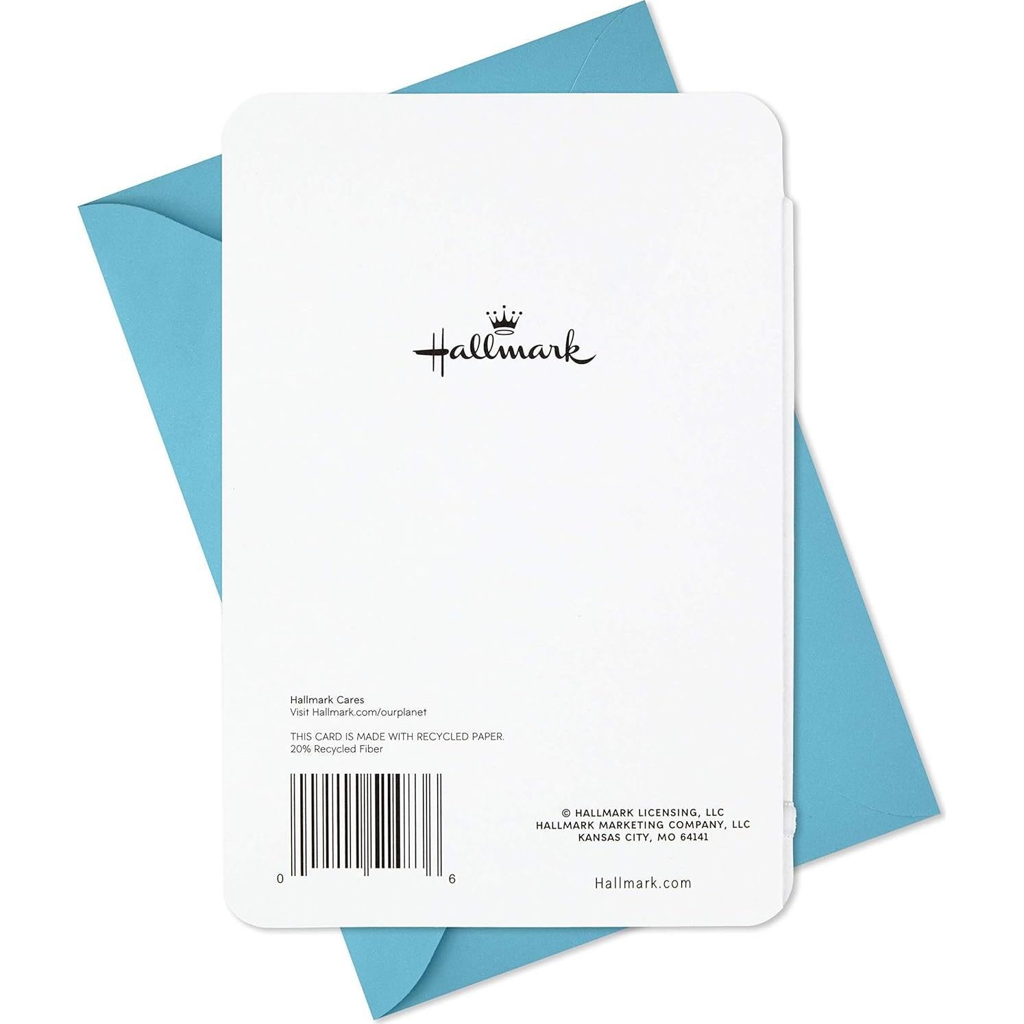 Tarjeta de Felicitación Baby Shower Hallmark Corderito 12.7x18.3cm