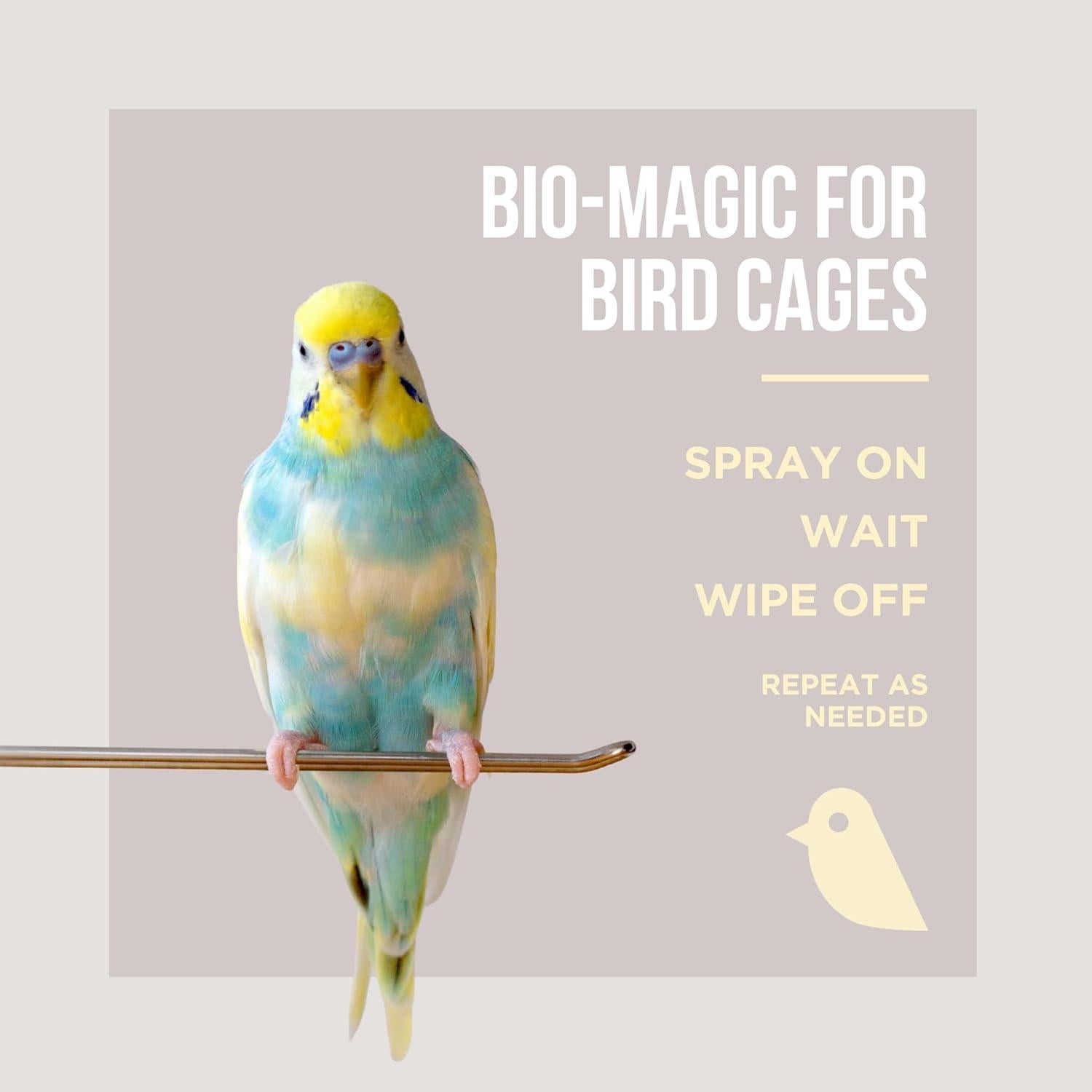 Limpiador Natural para Jaulas de Aves Rapport 946 ml - Efectivo y Seguro