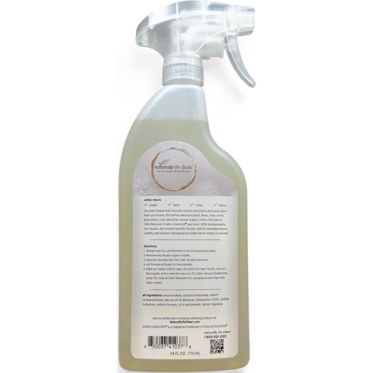 Removedor de Manchas y Olores para Mascotas Naturalmente Limpio - 0.86 kg