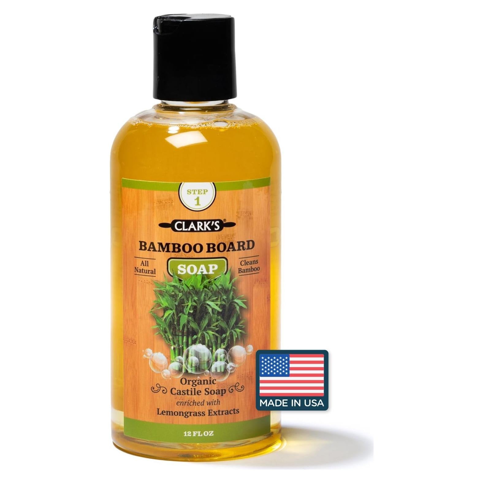 Jabón Orgánico para Tabla de Cortar CLARK'S - Hierba Limón - 396g