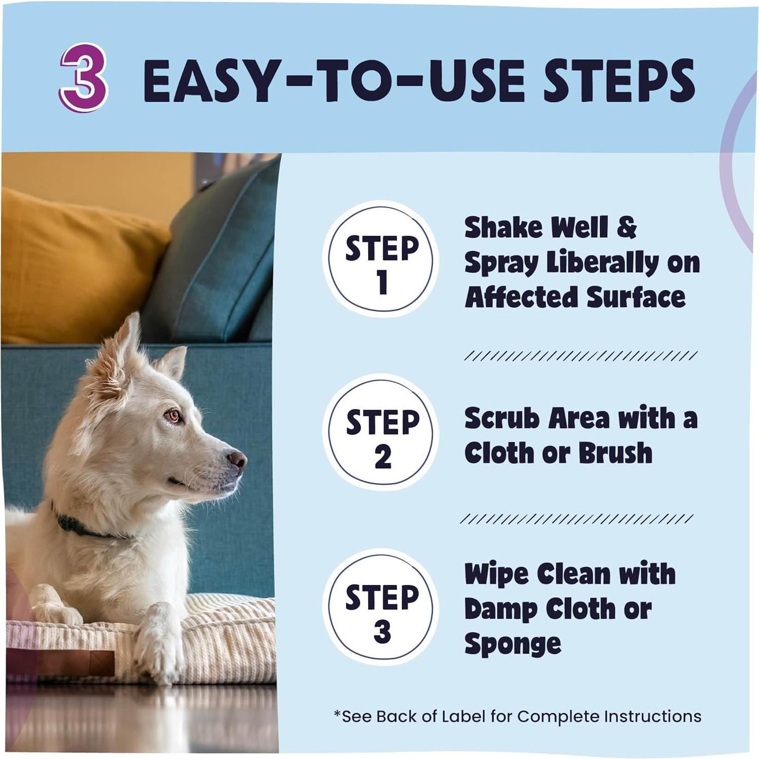 Pawstruck Eliminador de Manchas y Olores Profesional 0.95L