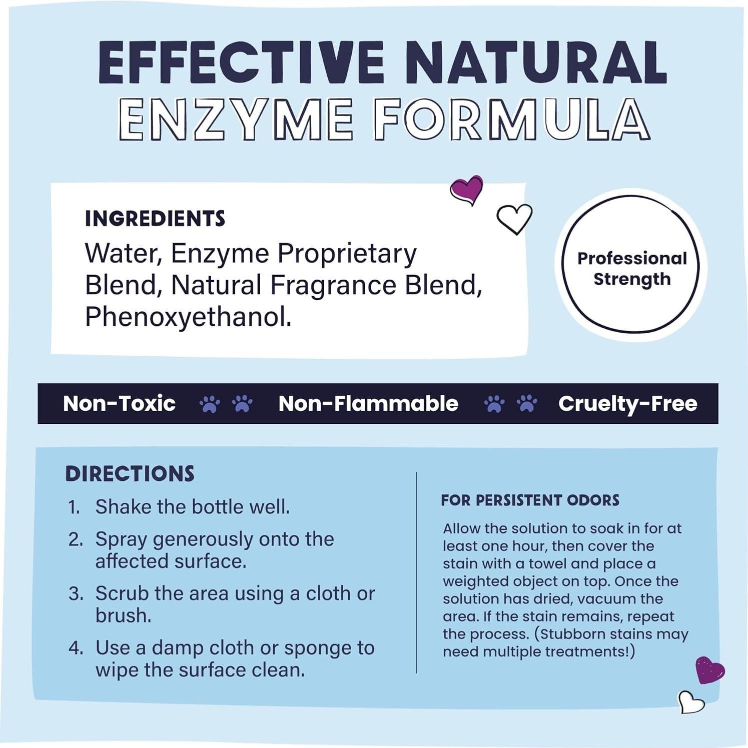 Pawstruck Eliminador de Manchas y Olores Profesional 0.95L