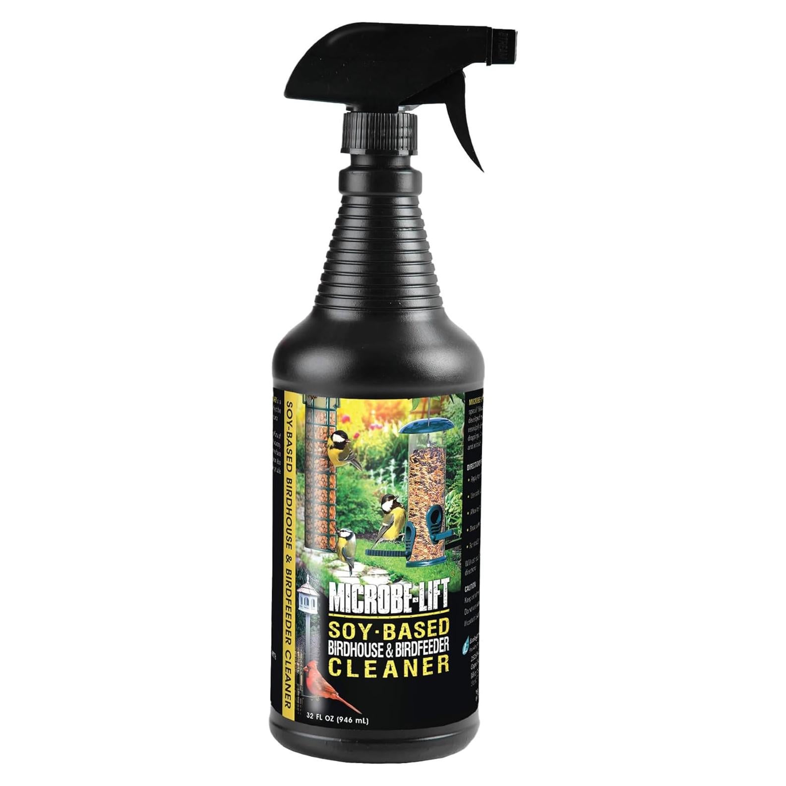 Limpiador Spray Ecológico Soja 0.95L para Comederos y Baños de Aves