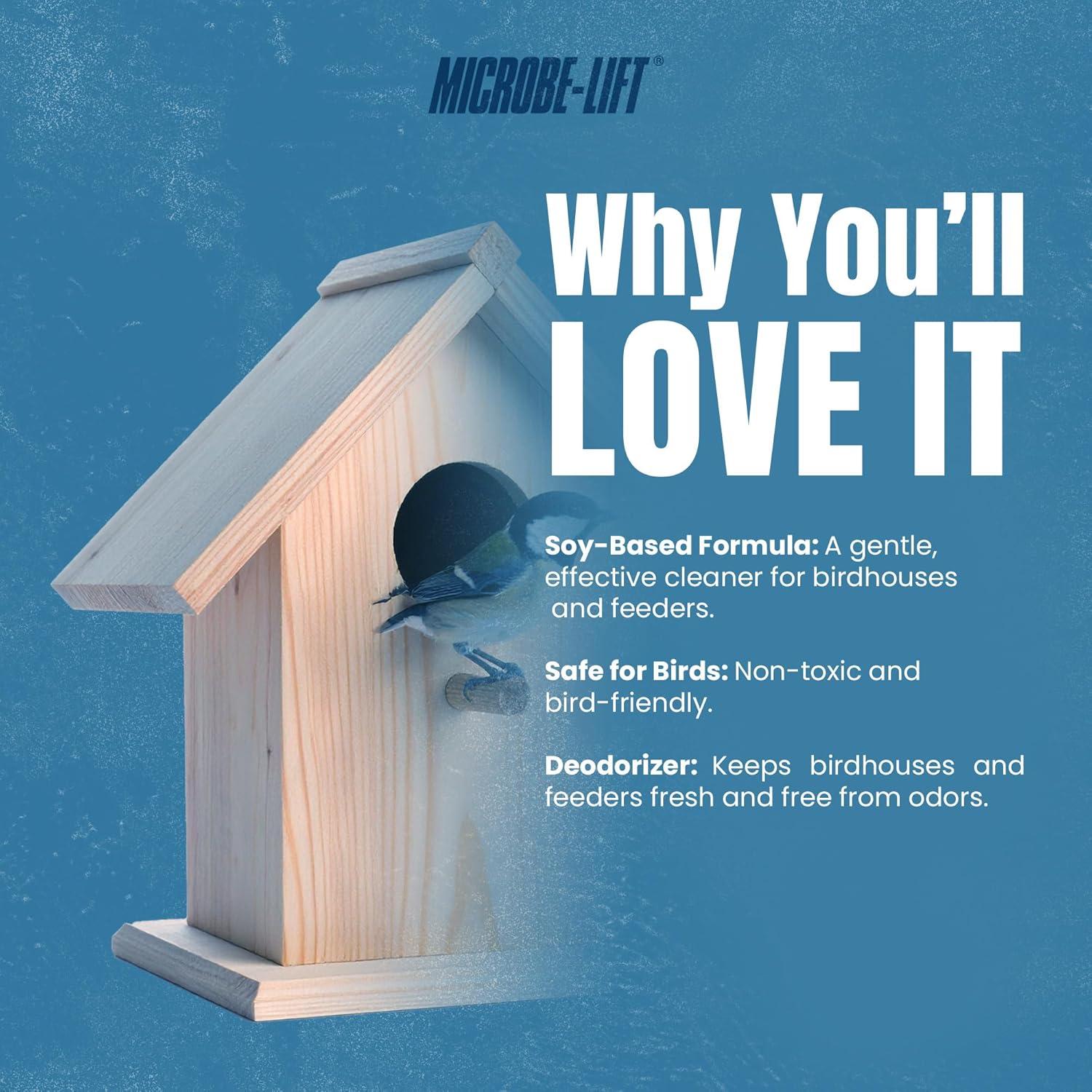 Limpiador Spray Ecológico Soja 0.95L para Comederos y Baños de Aves