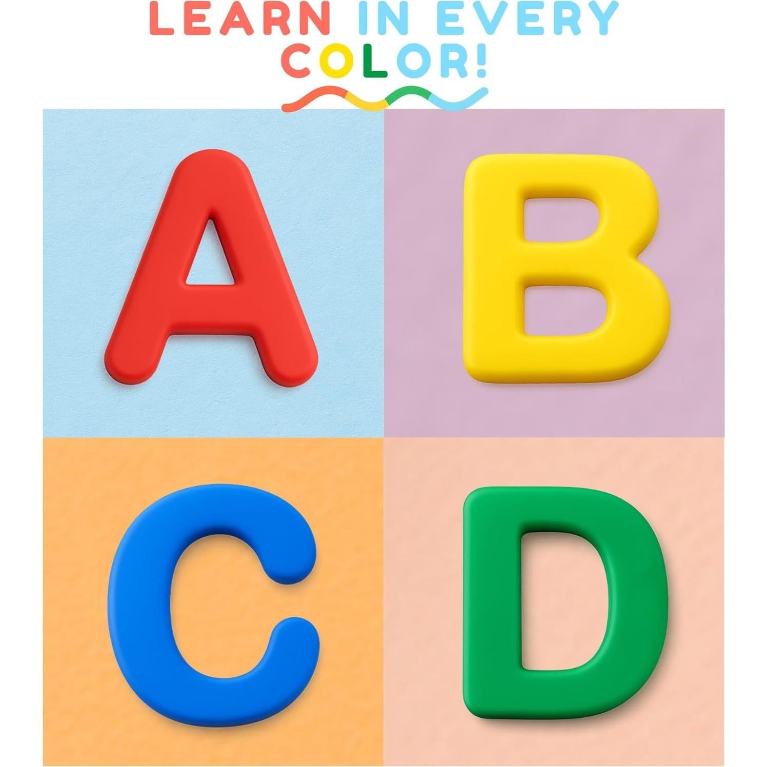 Juego de Letras y Números Magnéticos EHR 36 PZS Silicona