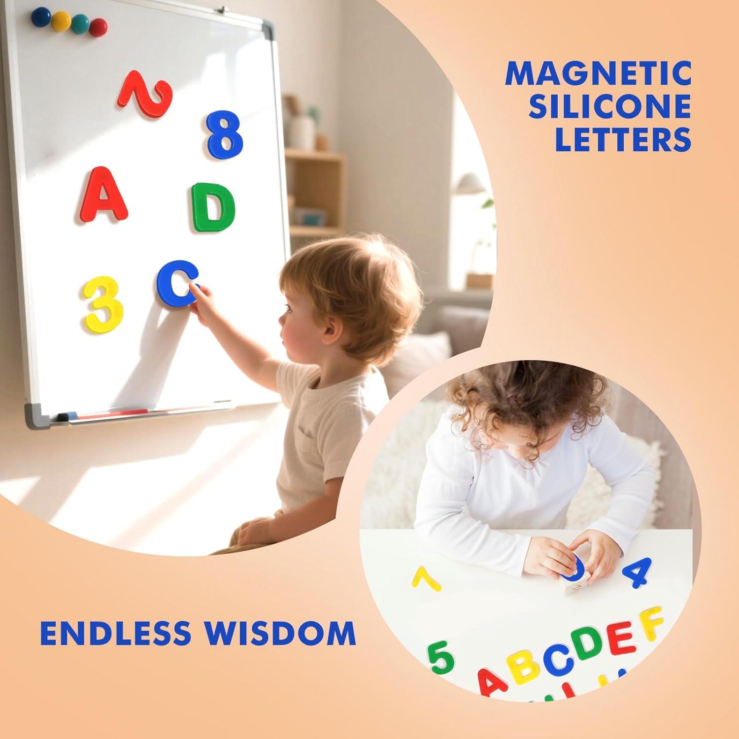 Juego de Letras y Números Magnéticos EHR 36 PZS Silicona