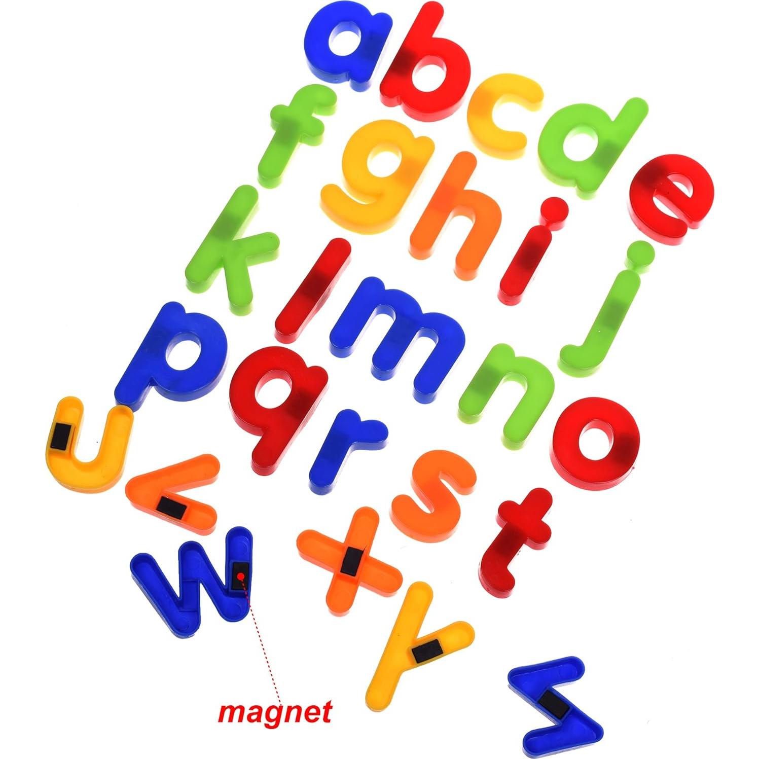 Letras minúsculas magnéticas BCP - 26 piezas de plástico