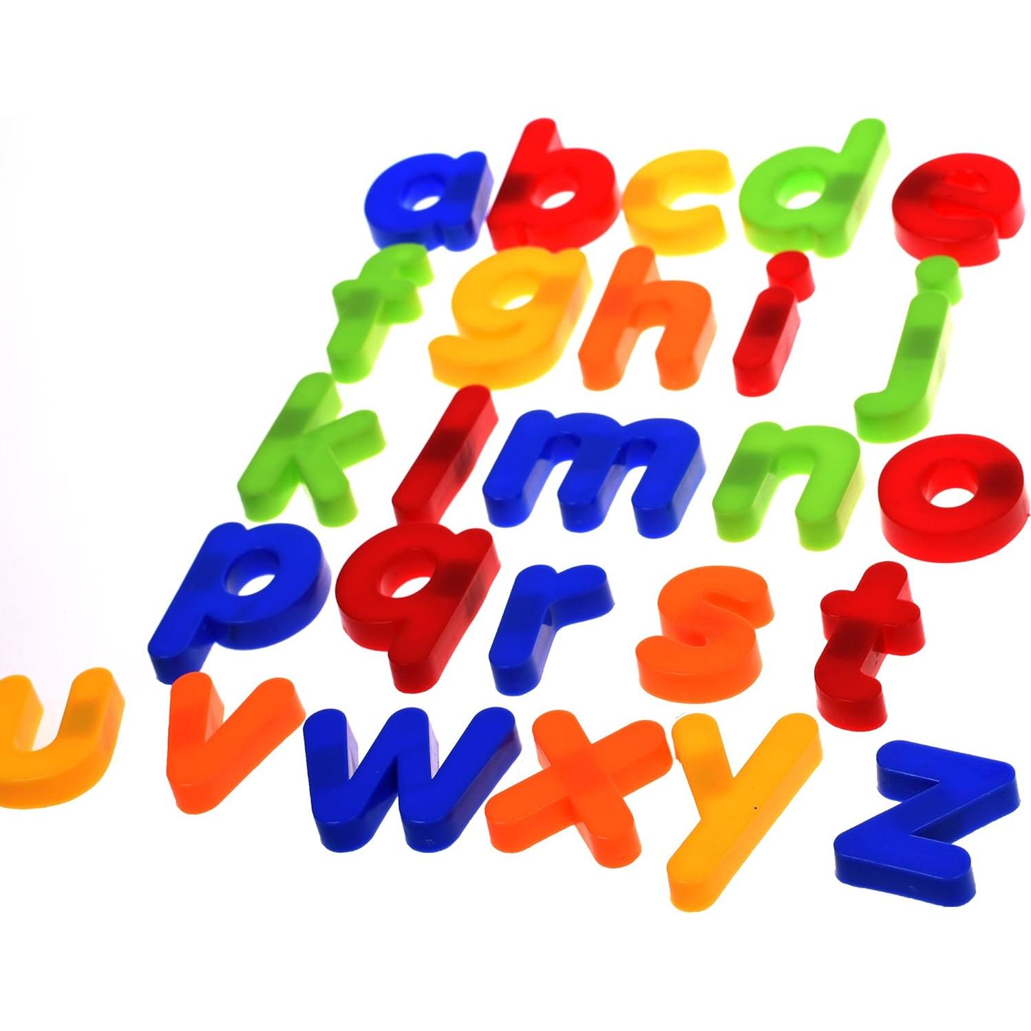 Letras minúsculas magnéticas BCP - 26 piezas de plástico