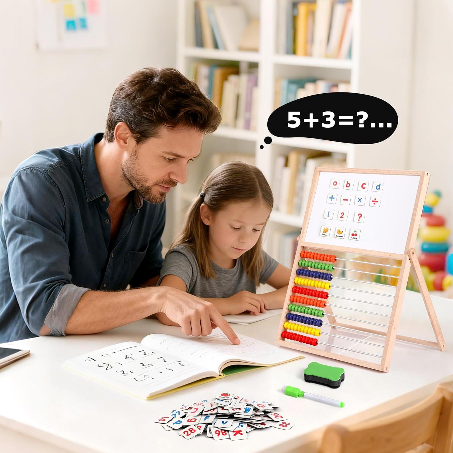 Letras y Números Magnéticos INNOCHEER - Juguete Educativo 3 en 1