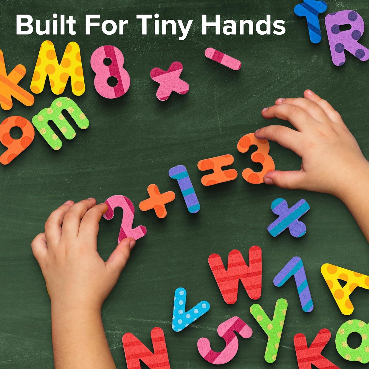 Imán de Alfabeto y Números Magnéticos X-bet MAGNET 80 Piezas