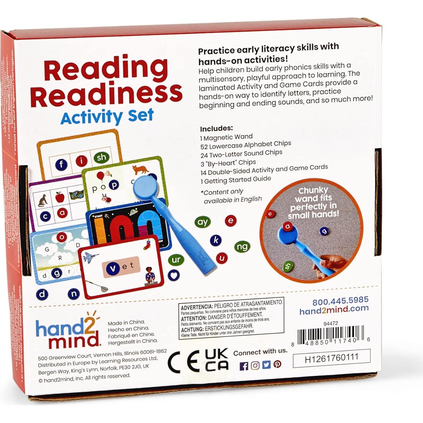 Conjunto de Actividades de Lectura hand2mind con Varita Magnética