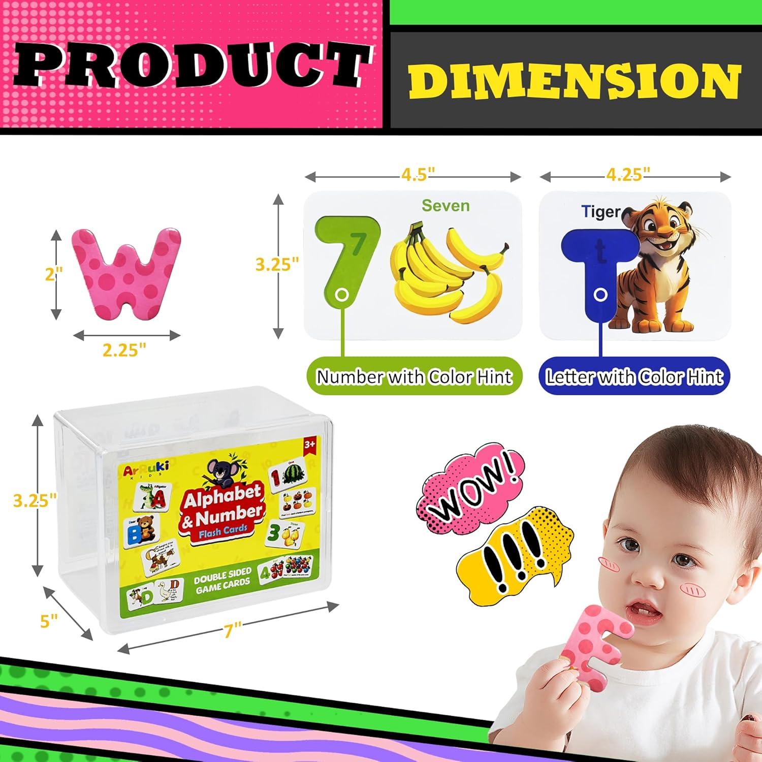 Tarjetas de Flash Magnéticas ABC ZhenYi - Juguetes Educativos 3+ Años