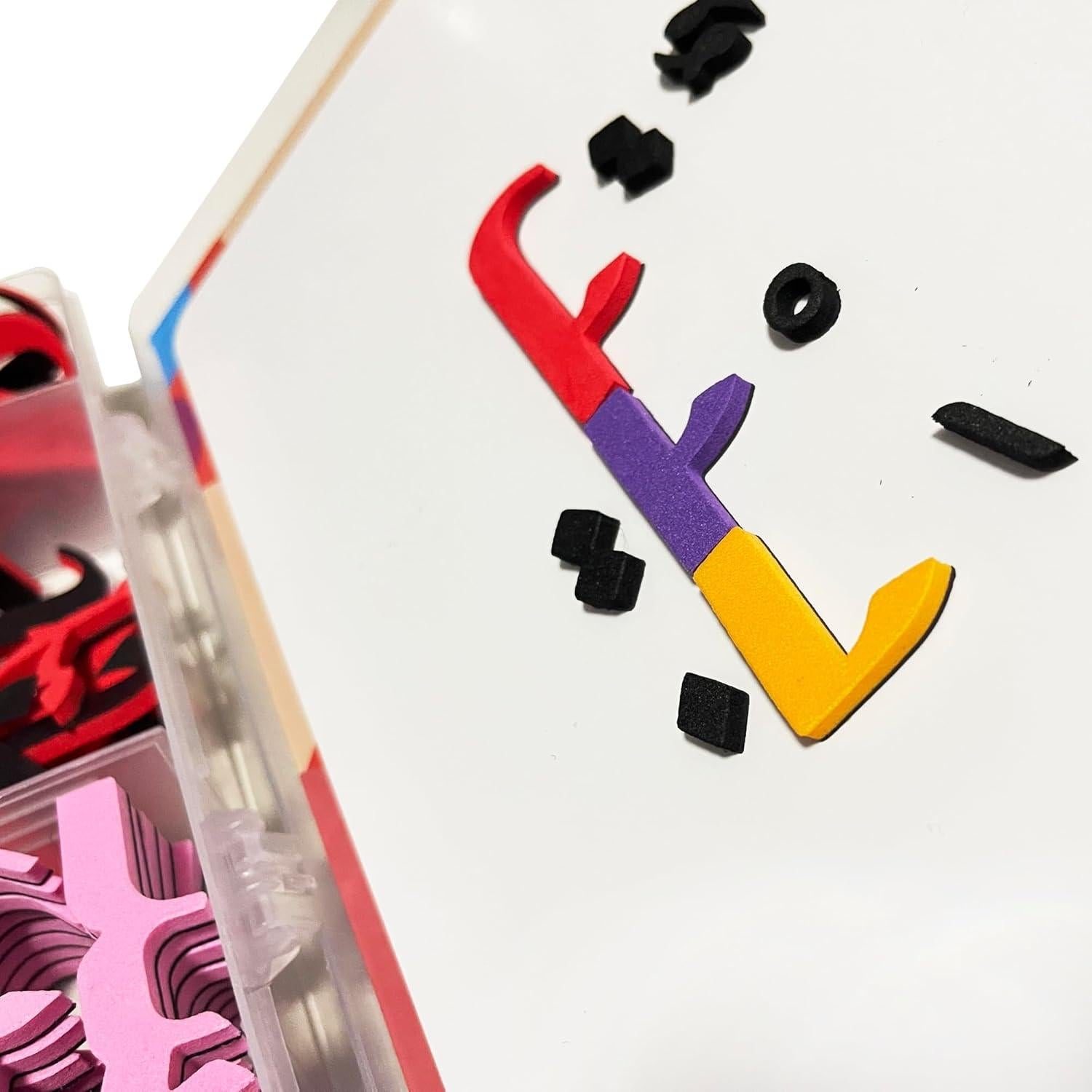 Kit de Letras Árabes Magnéticas MINMEER 374 Piezas Educativas