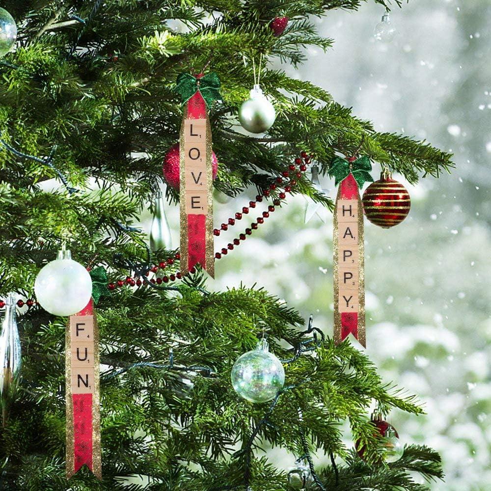 100 Azulejos de Alfabeto de Madera TMEEIHNSS para Manualidades