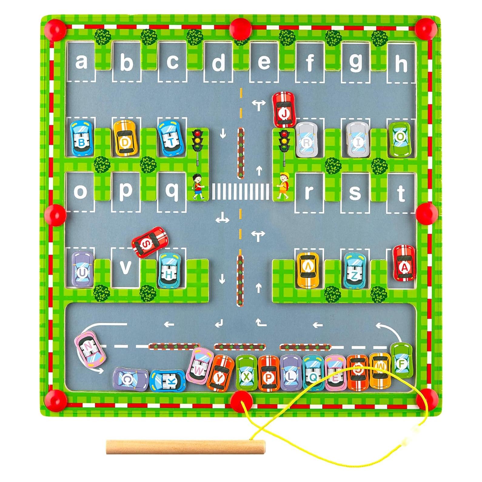 Tablero Magnético de Letras BUSLIK - Juguete Educativo 3+