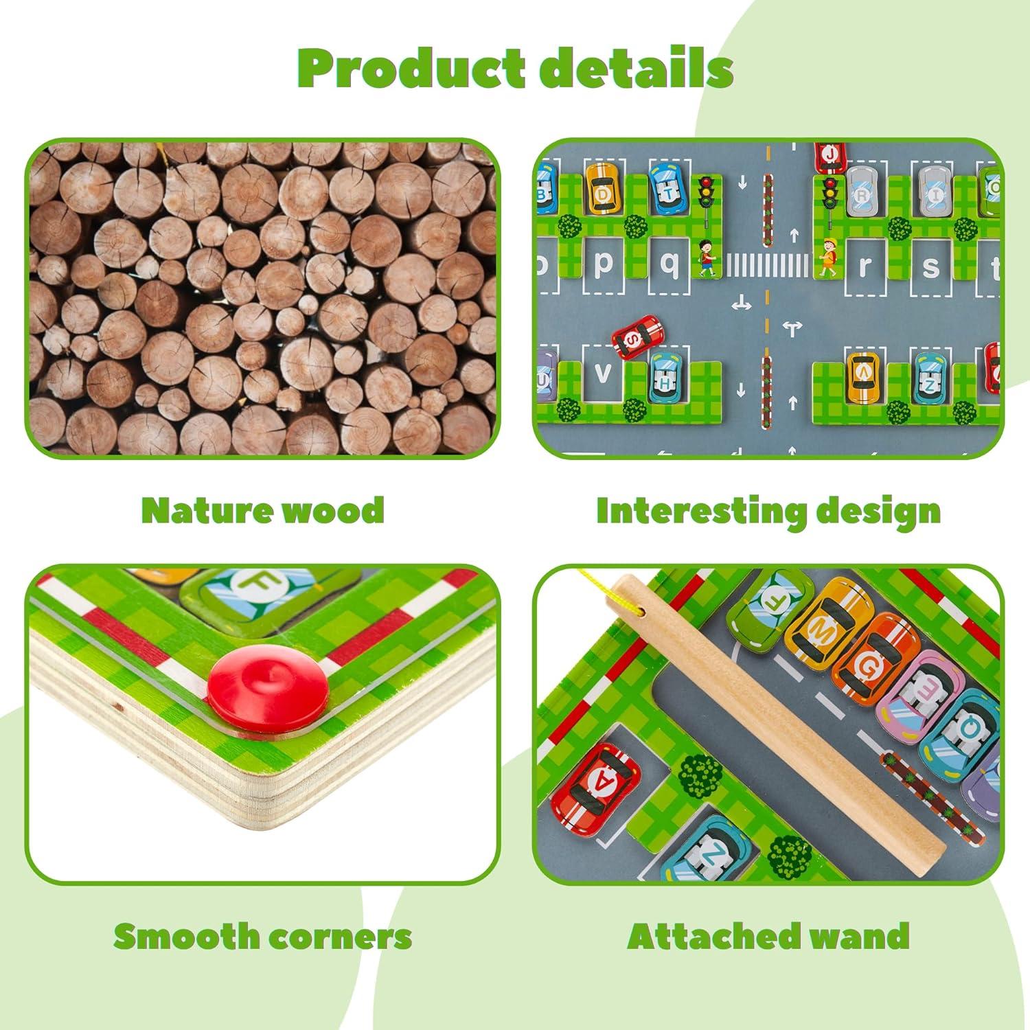 Tablero Magnético de Letras BUSLIK - Juguete Educativo 3+