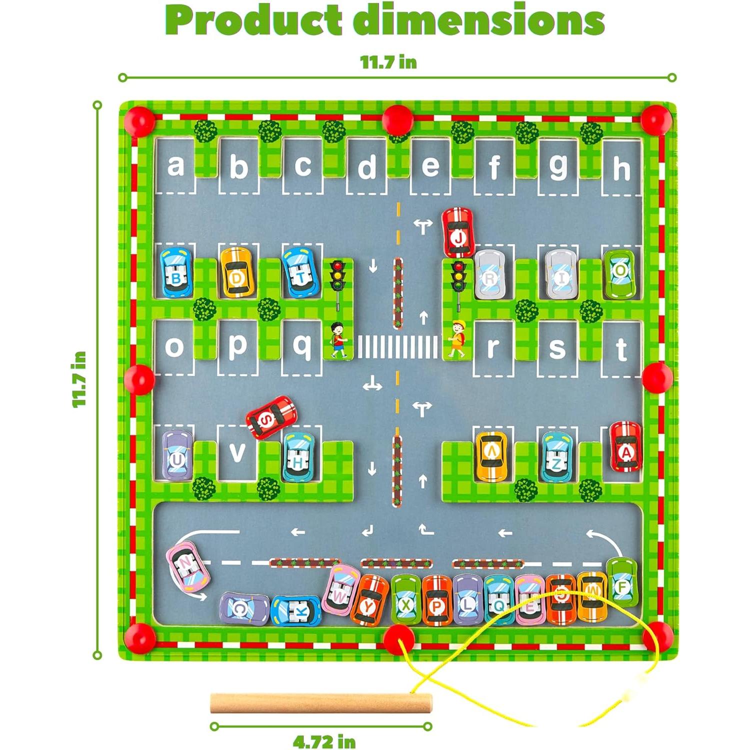 Tablero Magnético de Letras BUSLIK - Juguete Educativo 3+