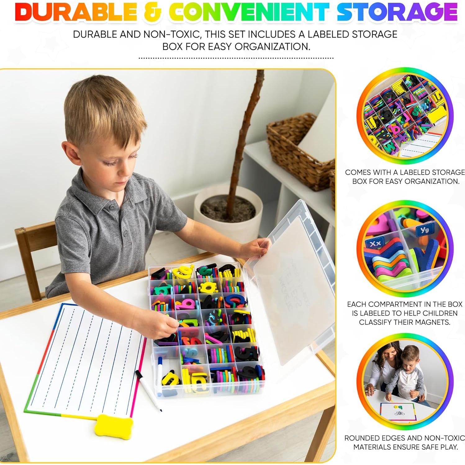 Juego de Letras Magnéticas Poppy Juguetón 235 Piezas Educativo