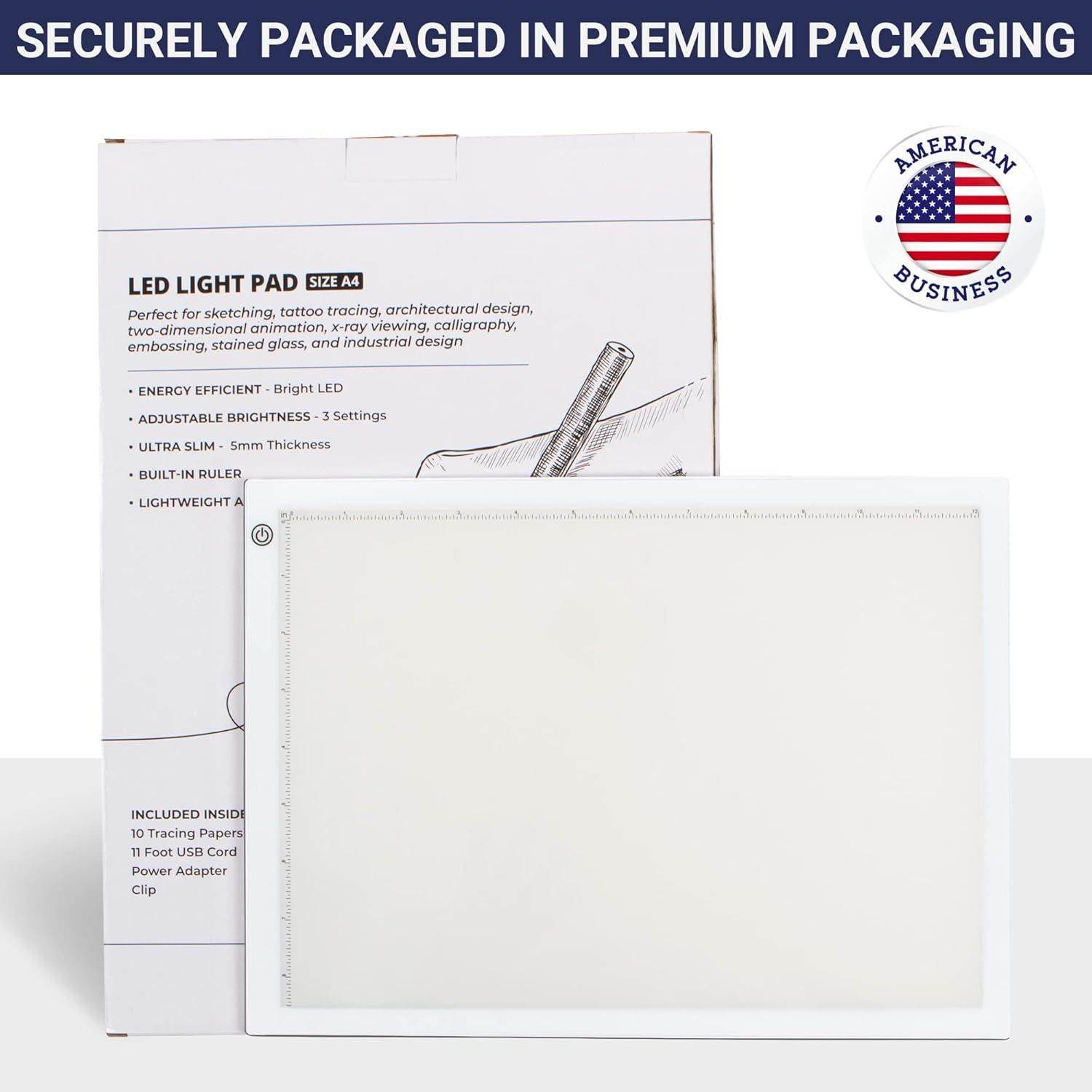 Caja de Luz de Trazado LED Dasher A4 Ultra Fina 33.99x24.89cm