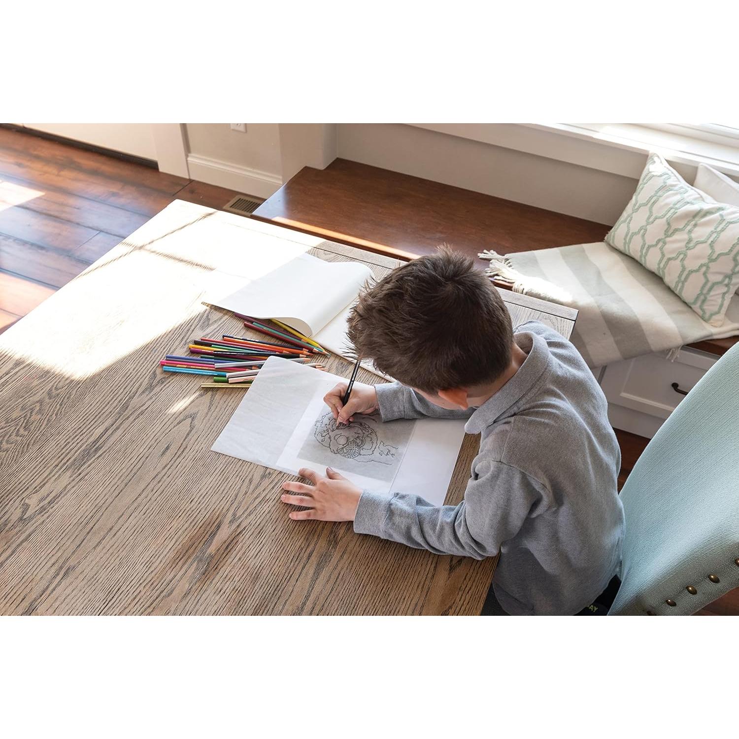 Papel de Calco UCREATE Blanco 40 Hojas 22.86x30.48 cm