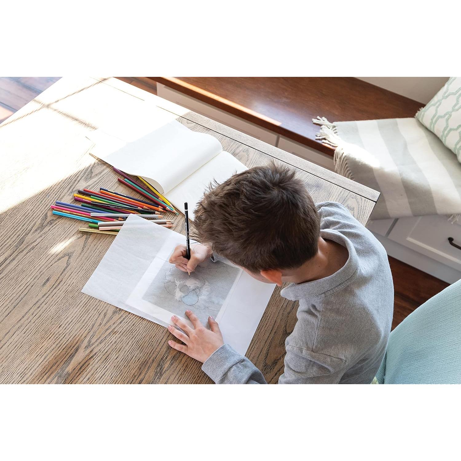 Papel de Calco UCREATE Blanco 40 Hojas 22.86x30.48 cm