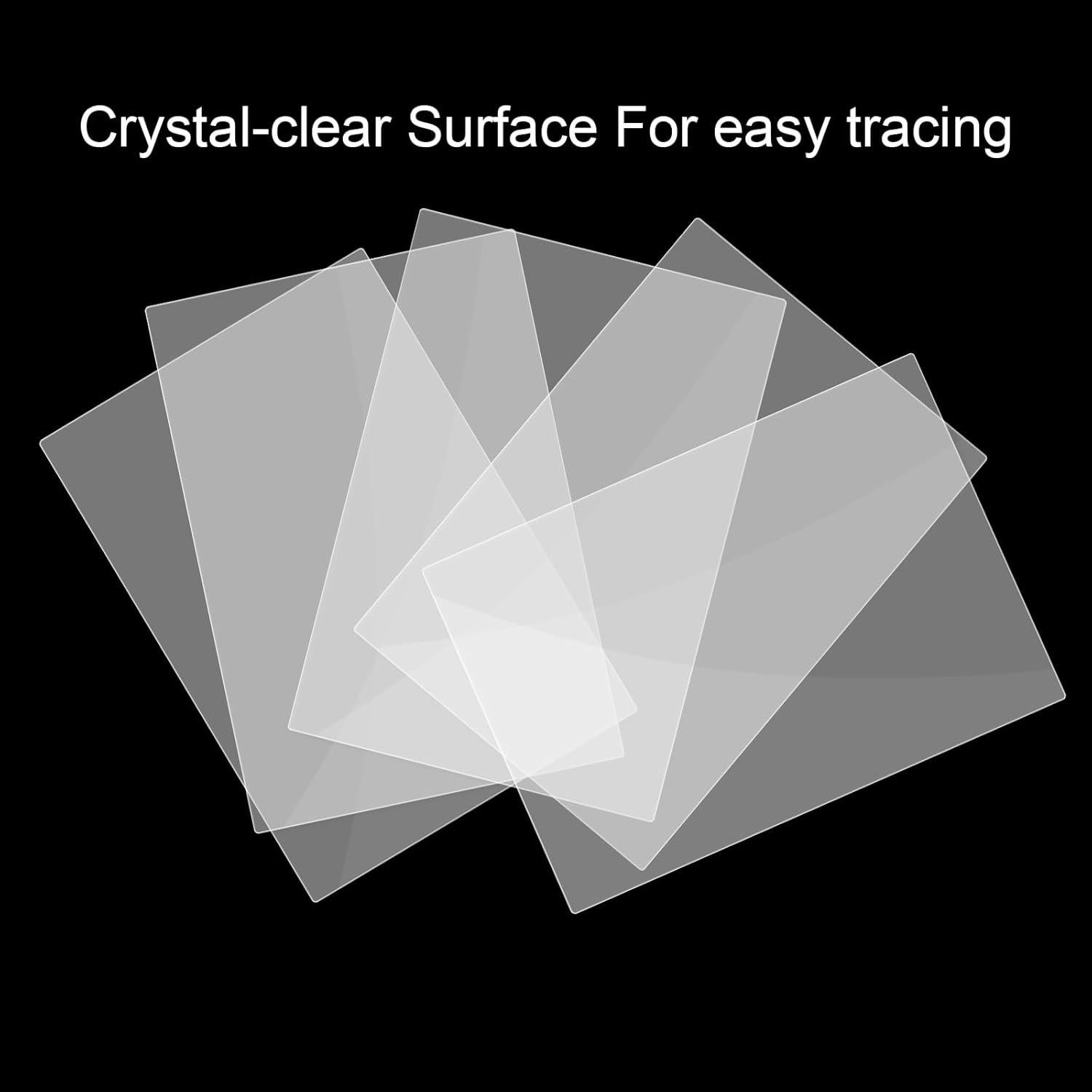 20 Piezas Alfombrilla Transparente para Pluma 3D CKMOREL 20x14cm