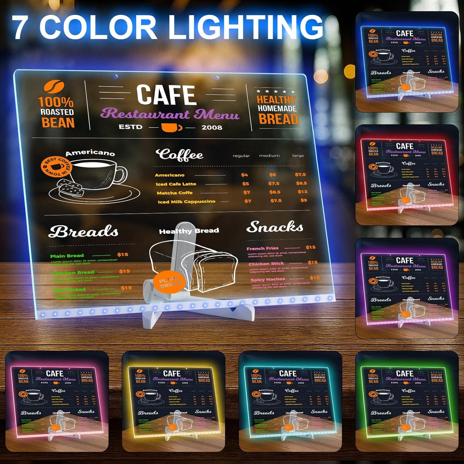 Tablero de Dibujo LED VinTS 40x30cm 7 Colores 3 Modos