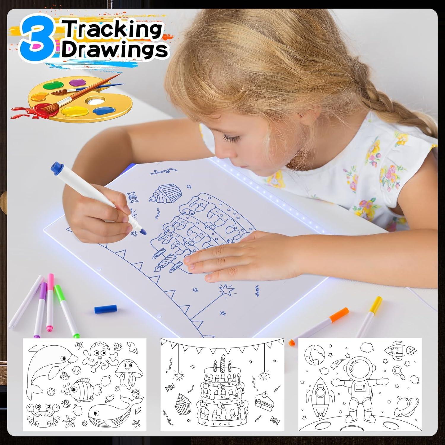 Tablero de Dibujo LED VinTS 40x30cm 7 Colores 3 Modos