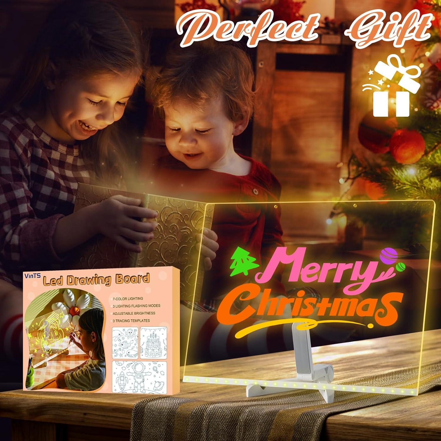 Tablero de Dibujo LED VinTS 40x30cm 7 Colores 3 Modos