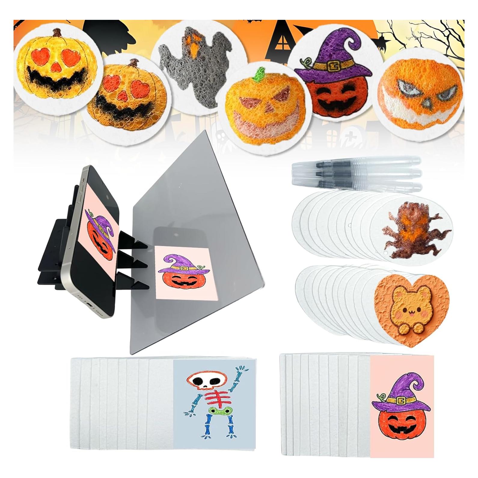 Kit de Dibujo Mágico 2-en-1 QYRCXX con Proyector y 40 Hojas