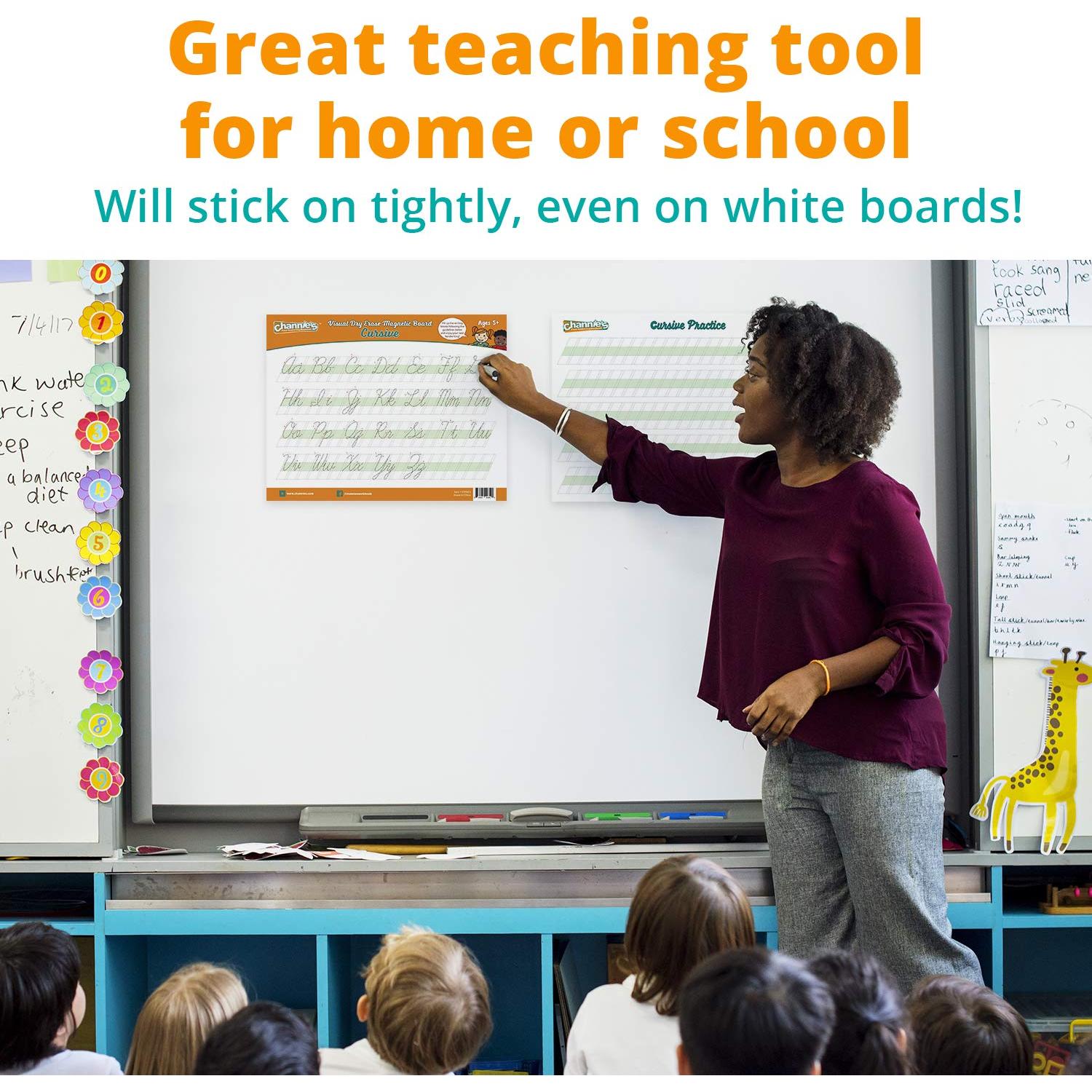 Tablero Magnético de Trazado Cursiva Channie - Paquete de 2