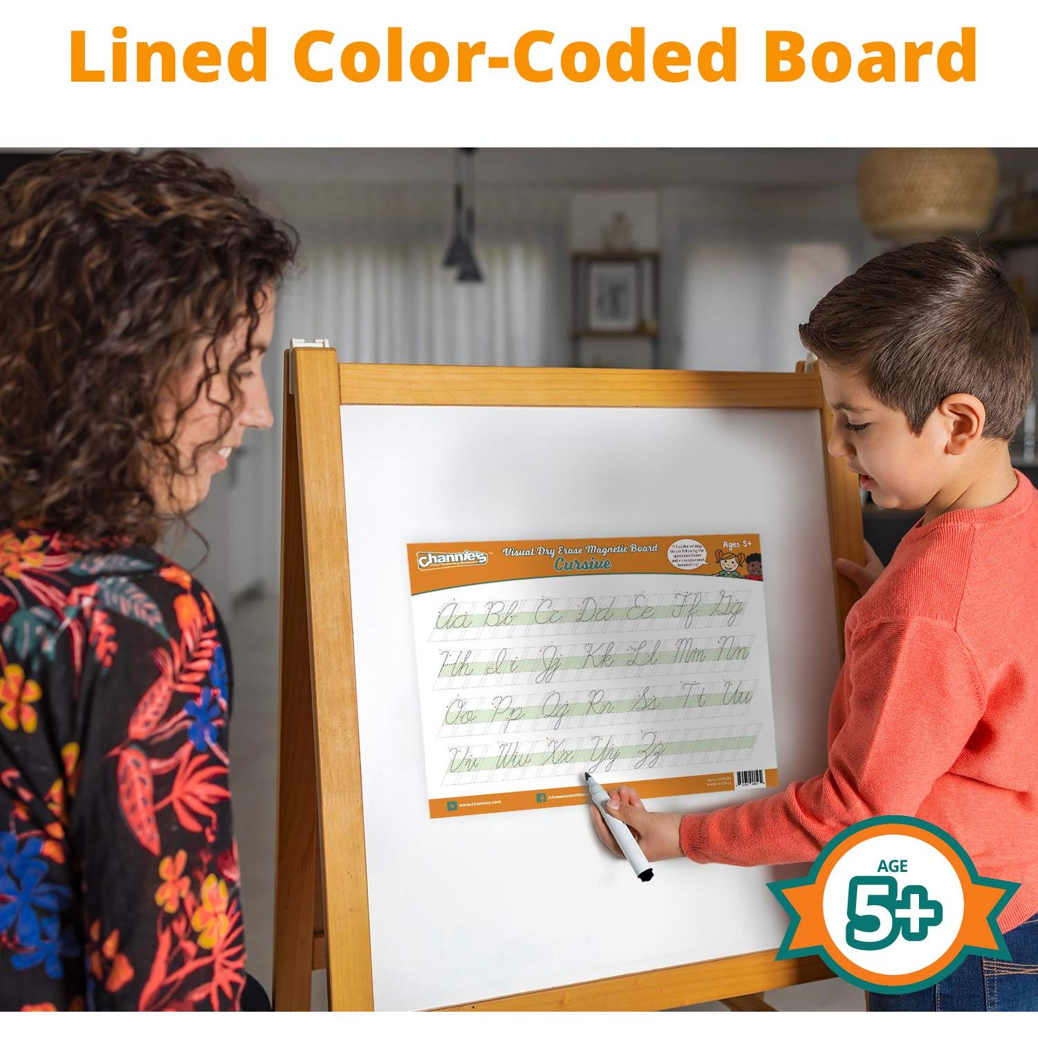 Tablero Magnético de Trazado Cursiva Channie - Paquete de 2
