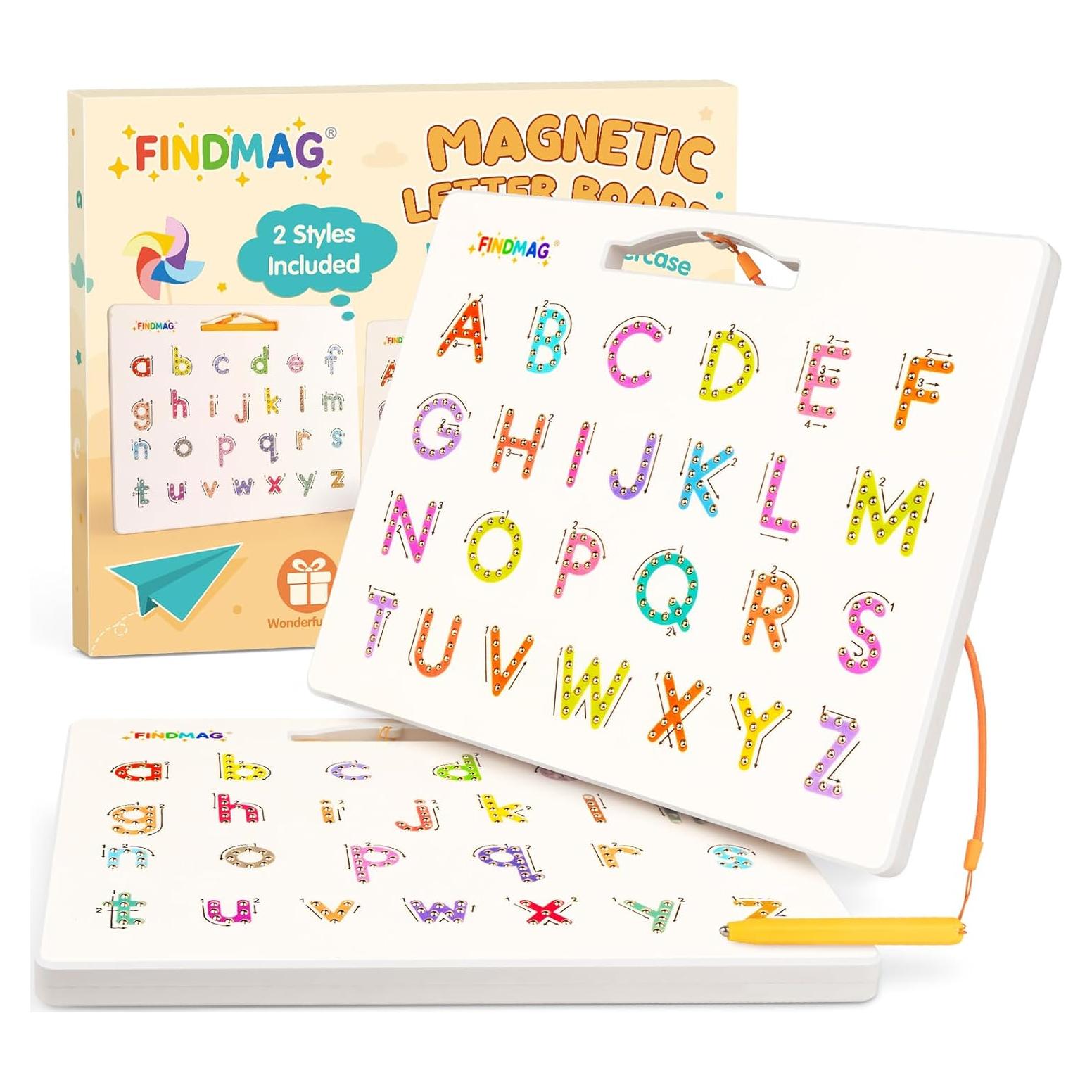 Tablero de Escritura Magnético FINDMAG 31.75x25.4cm Letras A-Z