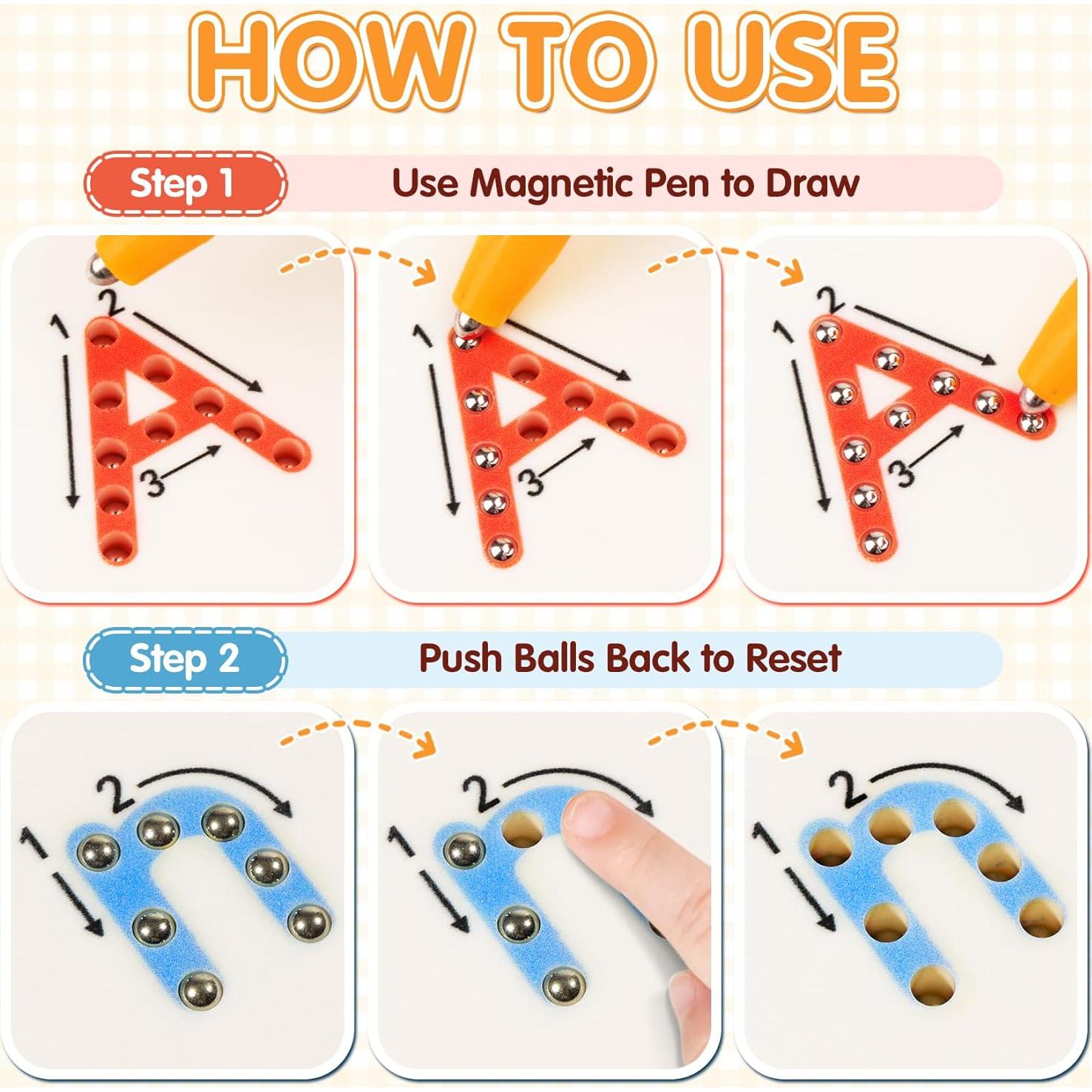 Tablero de Escritura Magnético FINDMAG 31.75x25.4cm Letras A-Z
