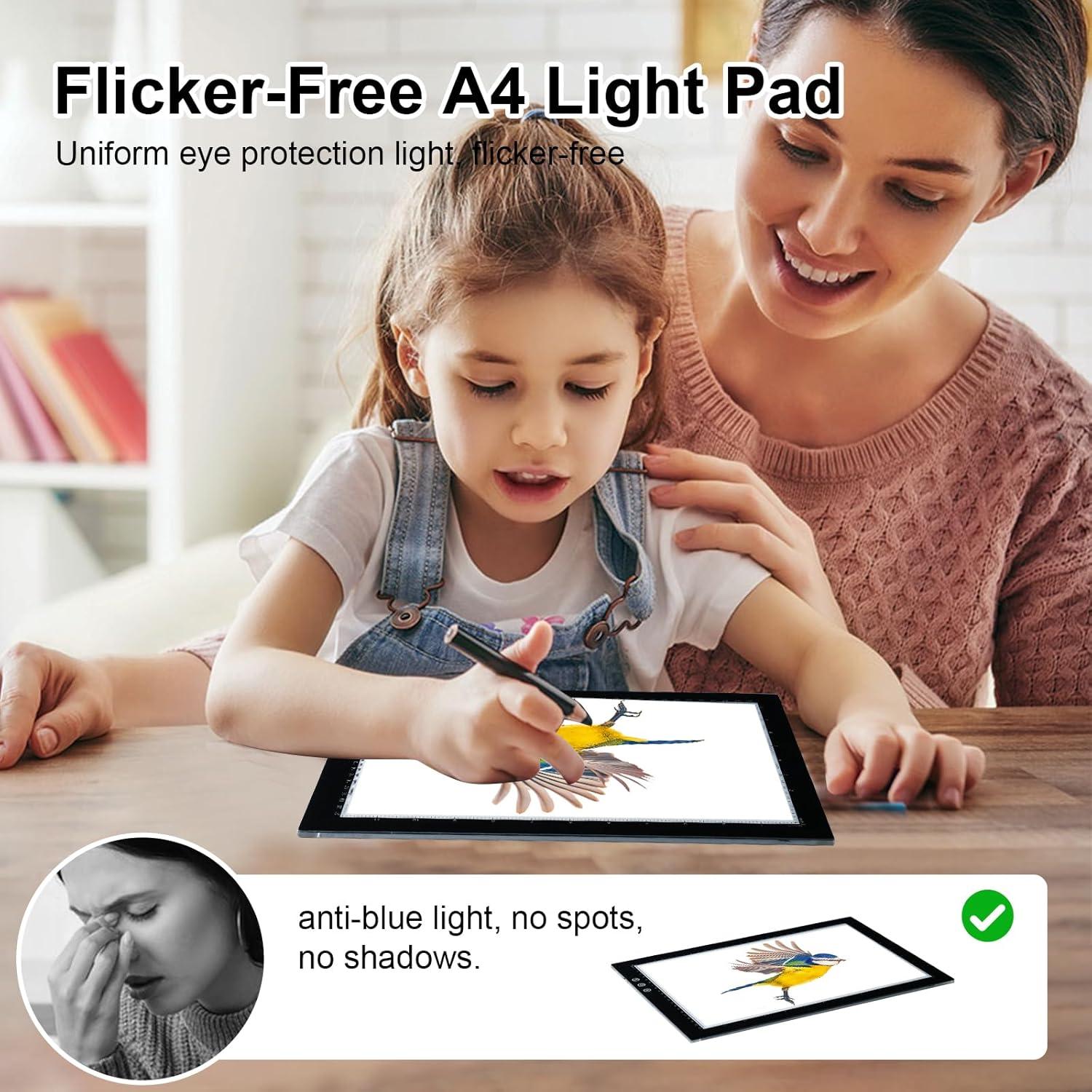 Tablero de Luz A4 XVV LED con 3 Modos y 8 Niveles de Brillo