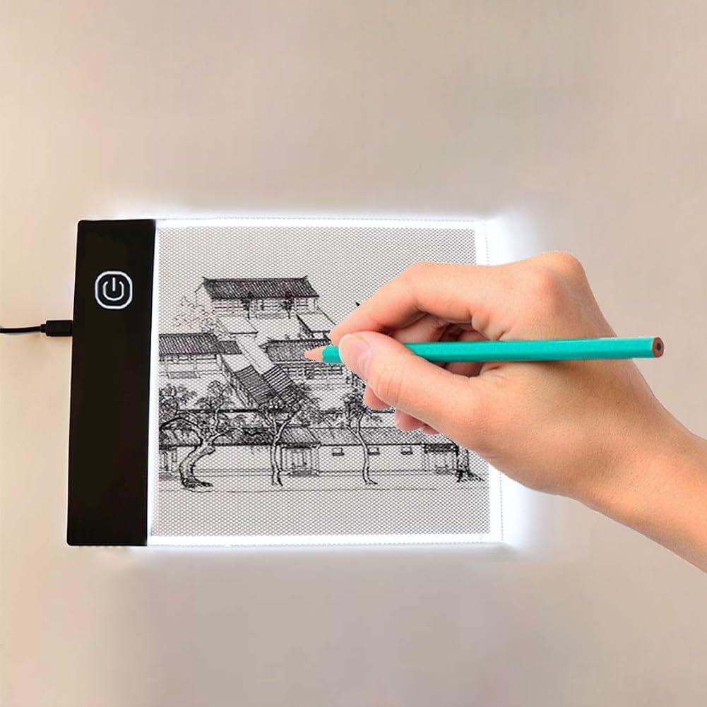 Tablero de Luz LED A6 Tiiyee Portátil con Brillo Ajustable